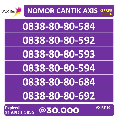 AXIS 11DIGIT 8080