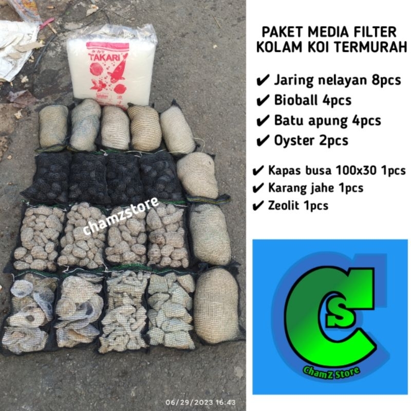 paket media filter kolam koi siap pakai / media filter kolam koi / media filter