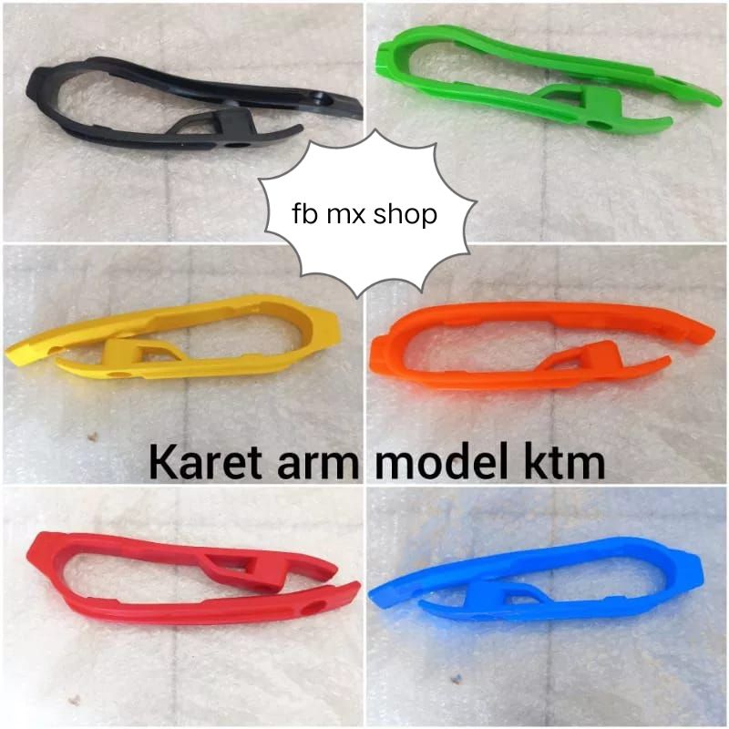 Karet Arm KTM 85 dan roller Rantai KTM 85 Karet swing Arm KTM 85 plus loller Rantai KTM 85