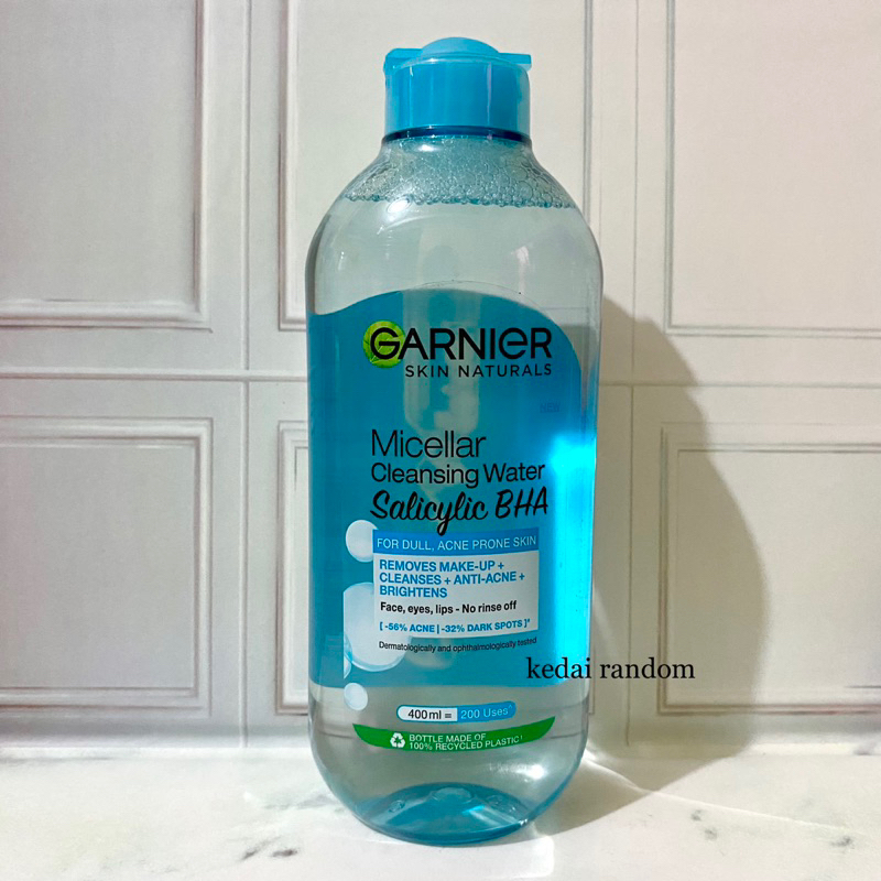 Garnier Micellar Water Pink/Biru/Oil Infused Kulit | Sensitif/ Berminyak 50ml/125ml/400ml