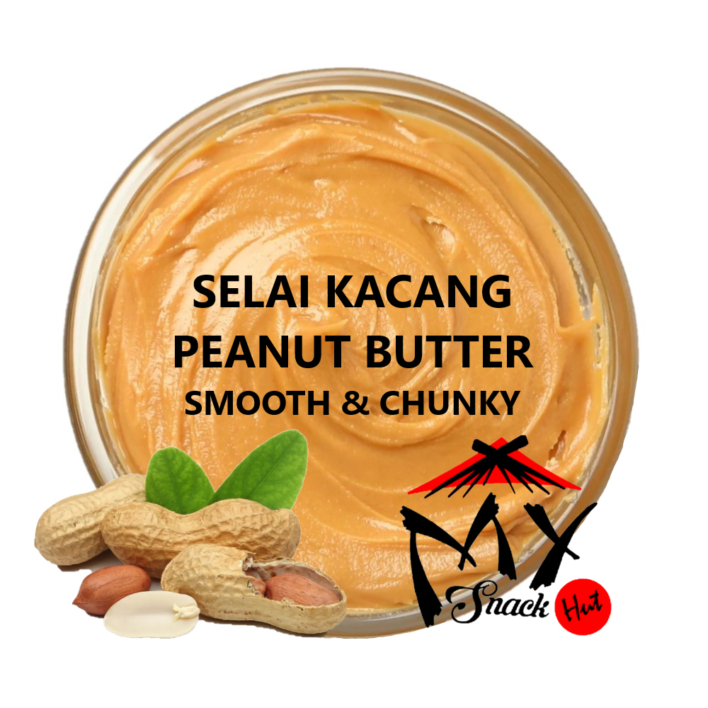 SELAI KACANG - PEANUT BUTTER JAM SPREAD SMOOTH CREAMY CHUNKY KASAR FILLING OLESAN ROTI KUE MOCHI HALAL