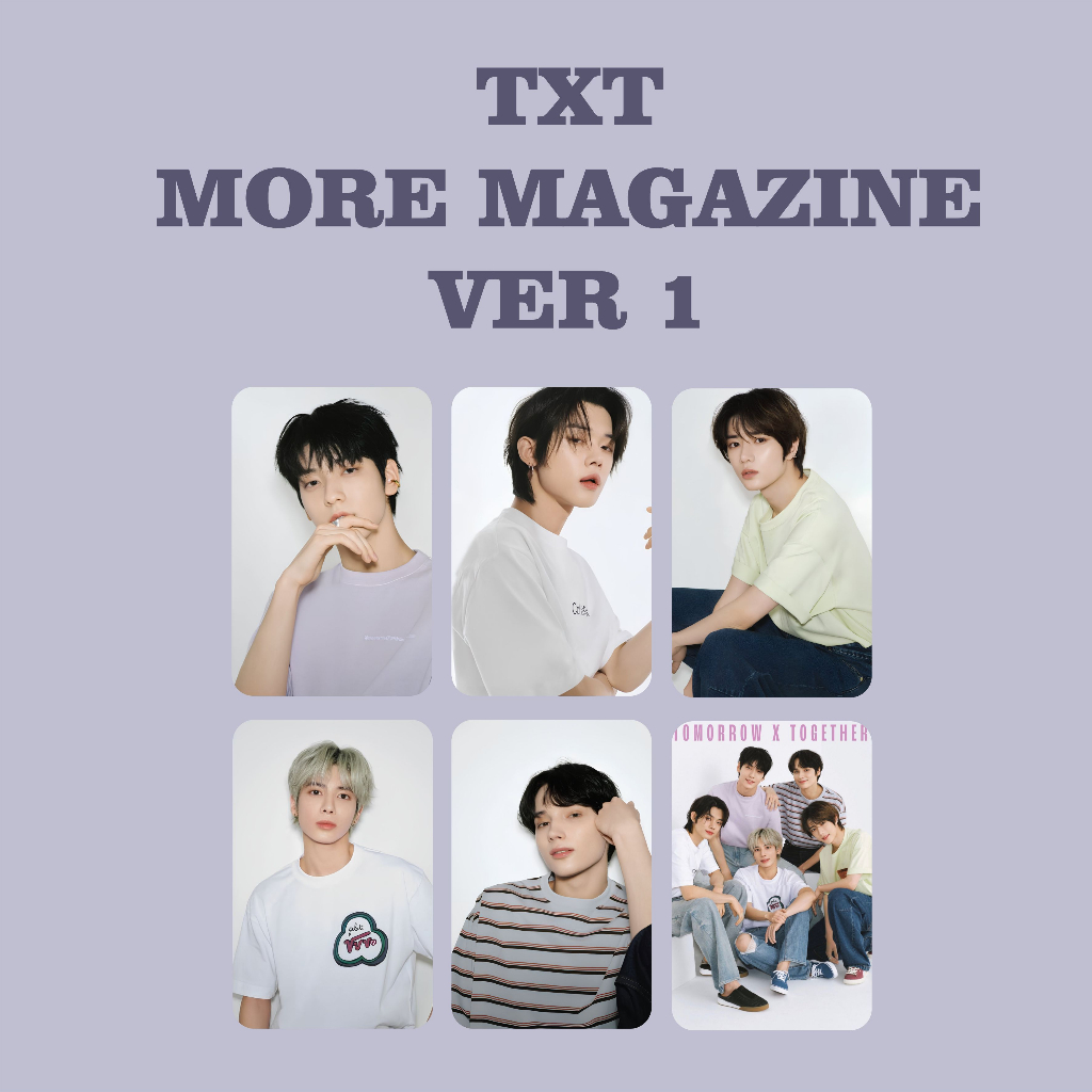 [KUKIRA] Photocard Tomorrow X Together More Magazine