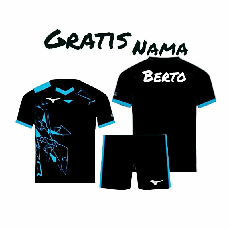 GRATIS SABLON NAMA Baju Olahraga Kaos Bola Futsal Pria/wanita Dewasa/Remaja Jersey Voli Laki-Perempuan Terbaru