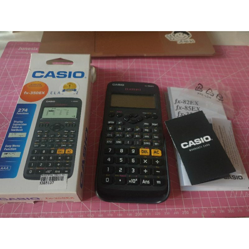 casio scientific calculator fx-350EX preloved bekas second