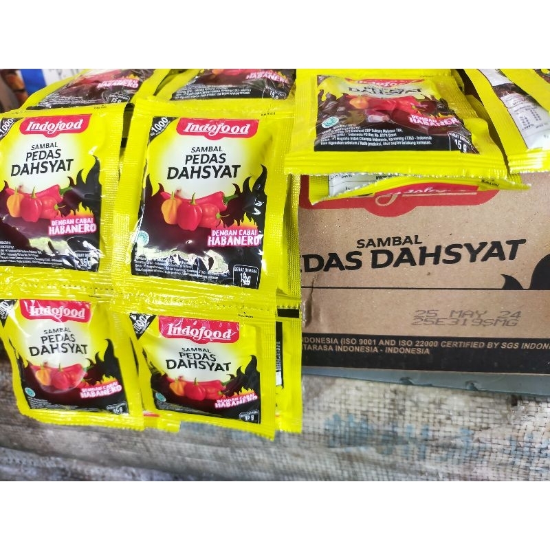 

sambal Indofood pedas dahsyat