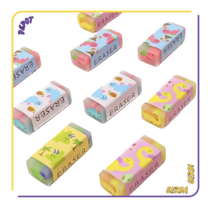 

Penghapus Wangi Buah Motif Dino Untuk Anak Sekolah Harum Lucu