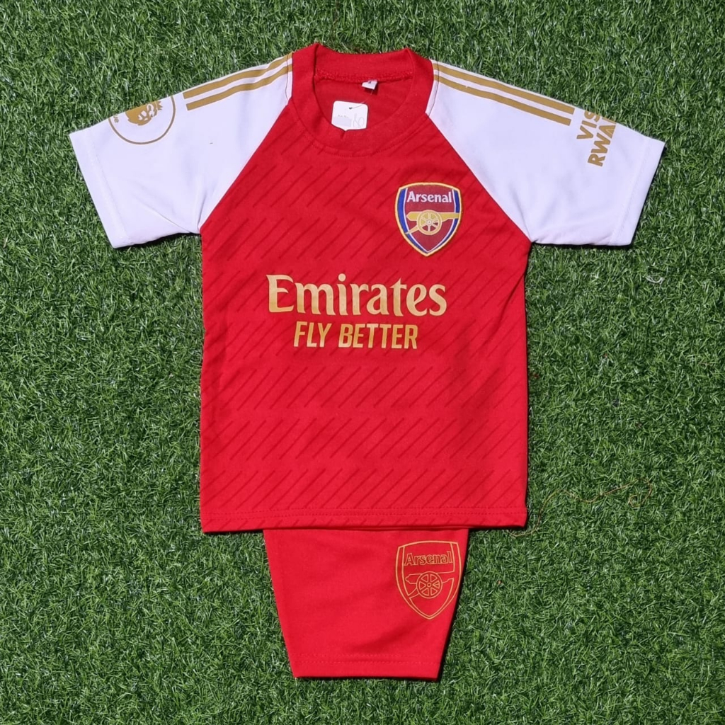 SETELAN BAJU BOLA ANAK LAKI LAKI ARSENAL
