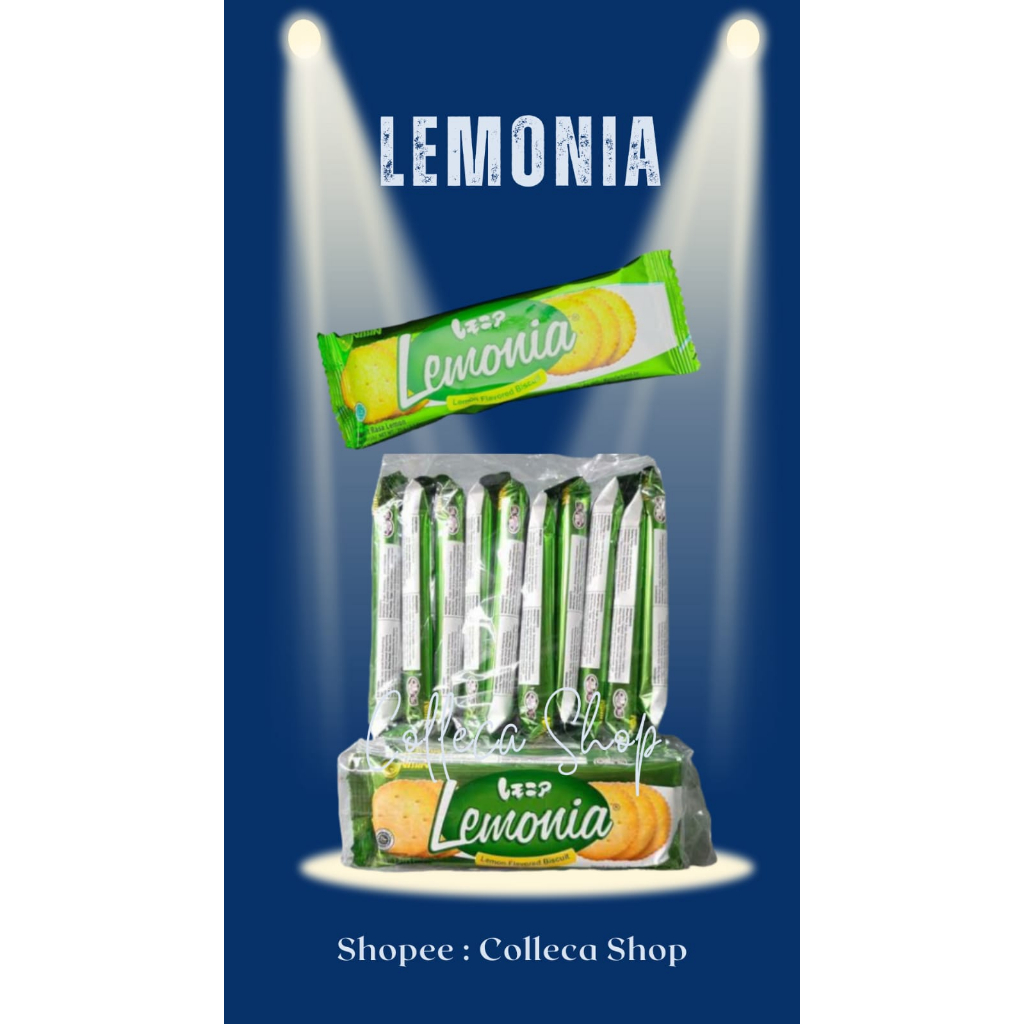 

Biskuit Lemonia Lemon Original Kemasan isi 10 sachetx x20gr