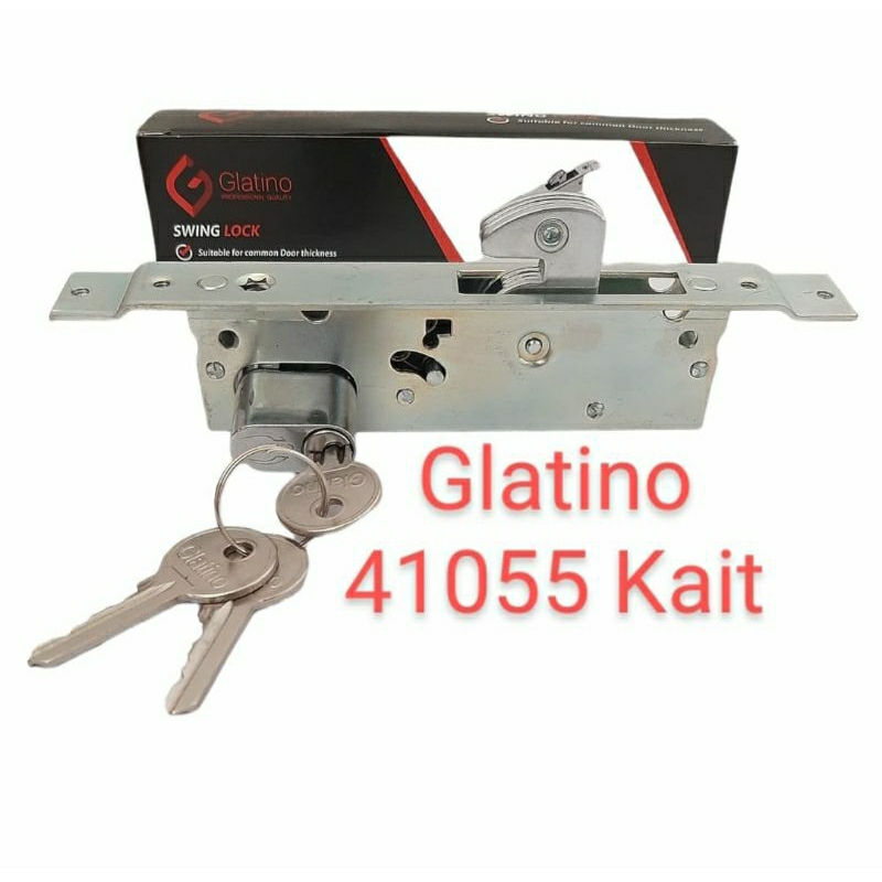 Kunci Pintu Sliding Glatino 41055 / Kunci Pintu Almunium Sliding / Kunci Kait Pintu Almunium / Body 