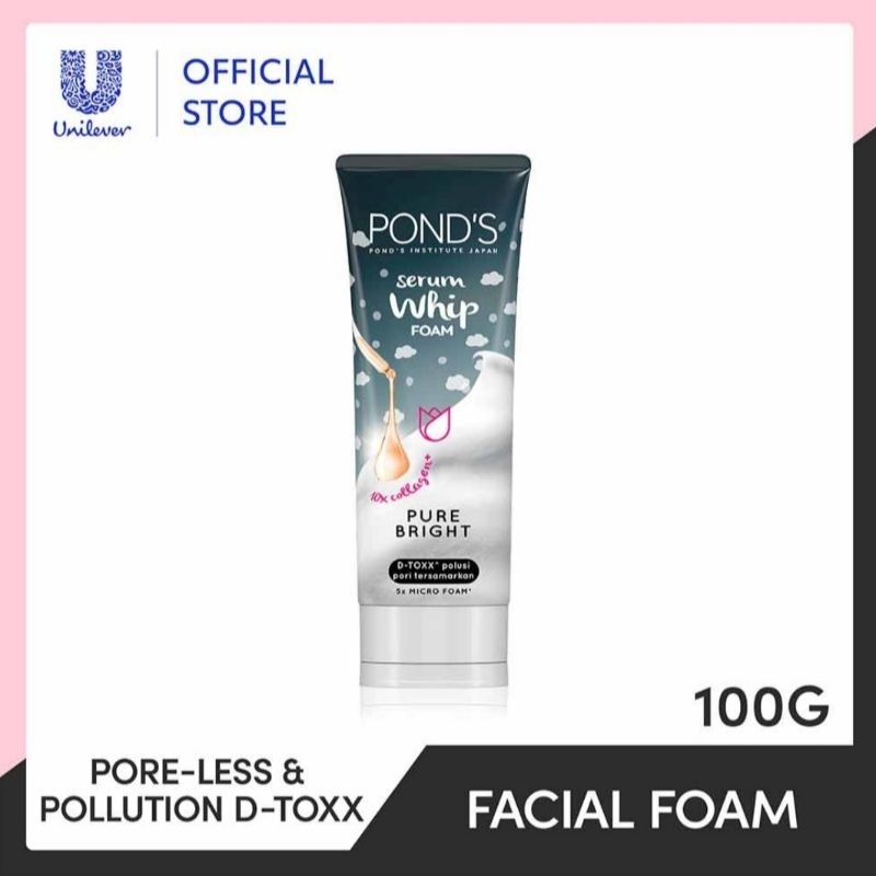 PONDS Whip Facial Foam With 10X Collagen Serum 100gr