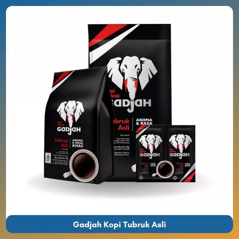 Kopi Gadjah Tubruk Sachet Pouch