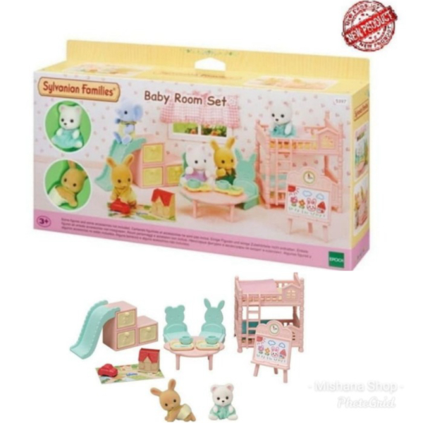 

Unik Furniture Sylvanian Families Kamar Tidur Bayi Baby Bedroom Set Limited