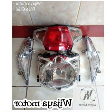 paketan lampu depan honda beat karbu set