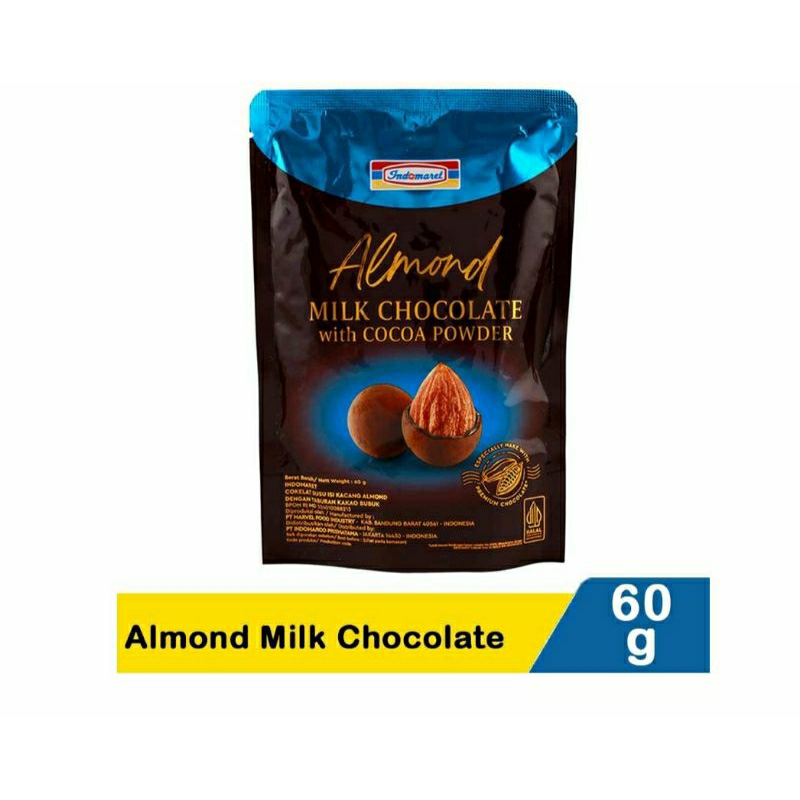 

Indomaret Almond Milk Chocolate 60G