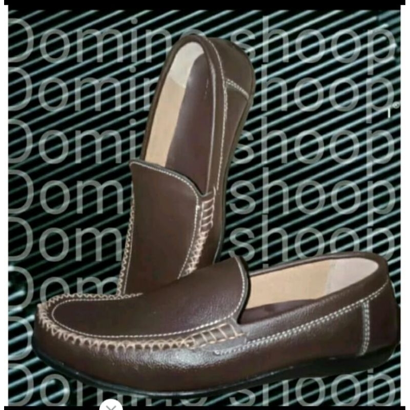 Sepatu Loafers Casual Pria Pantifel Anti Slip Kantor Cowok Kualitas Bagus sepatu gaya santai