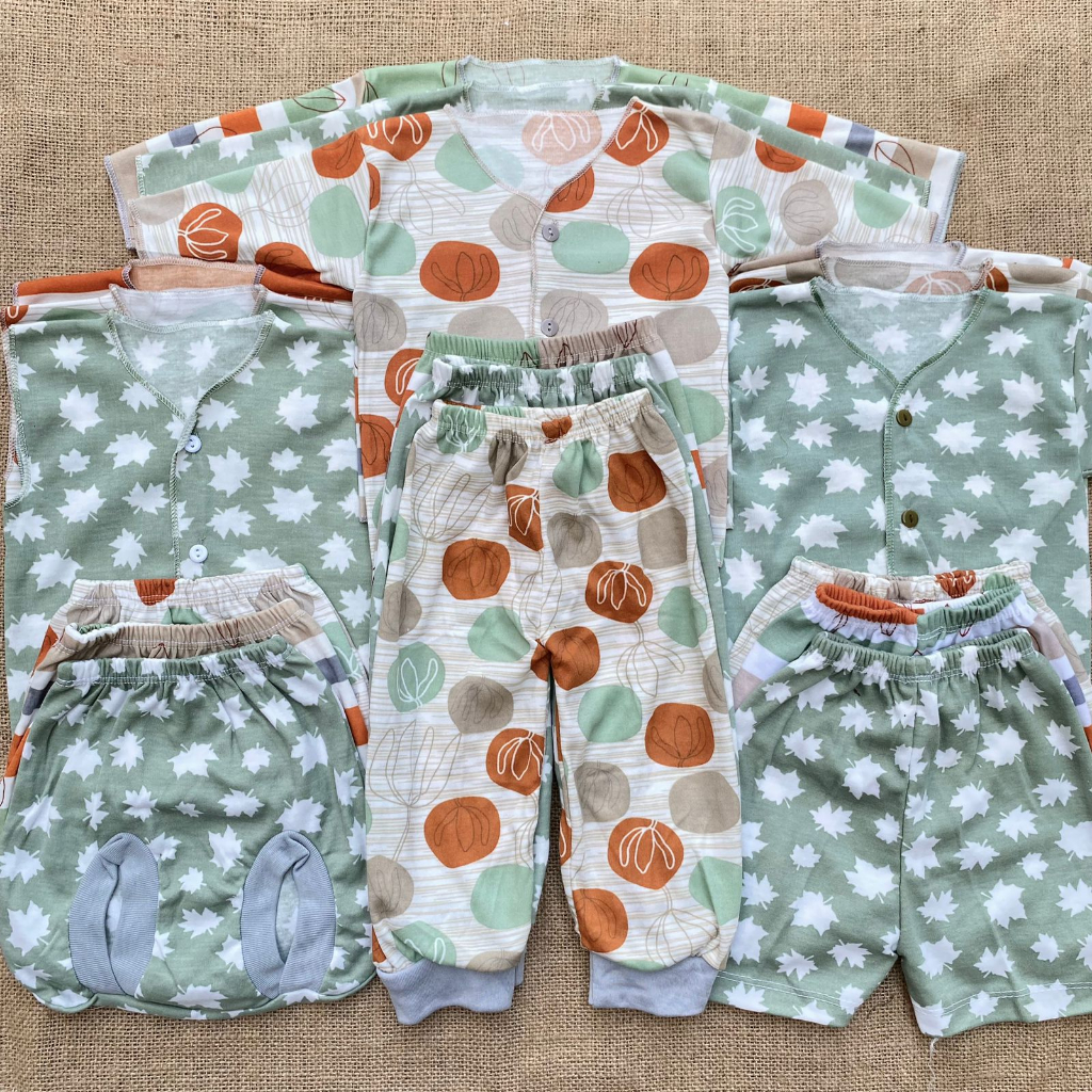 PREMIUM QUALITY 18 PCS Baju Bayi Baru Lahir Newborn Celana Bayi Baru Lahir Series New