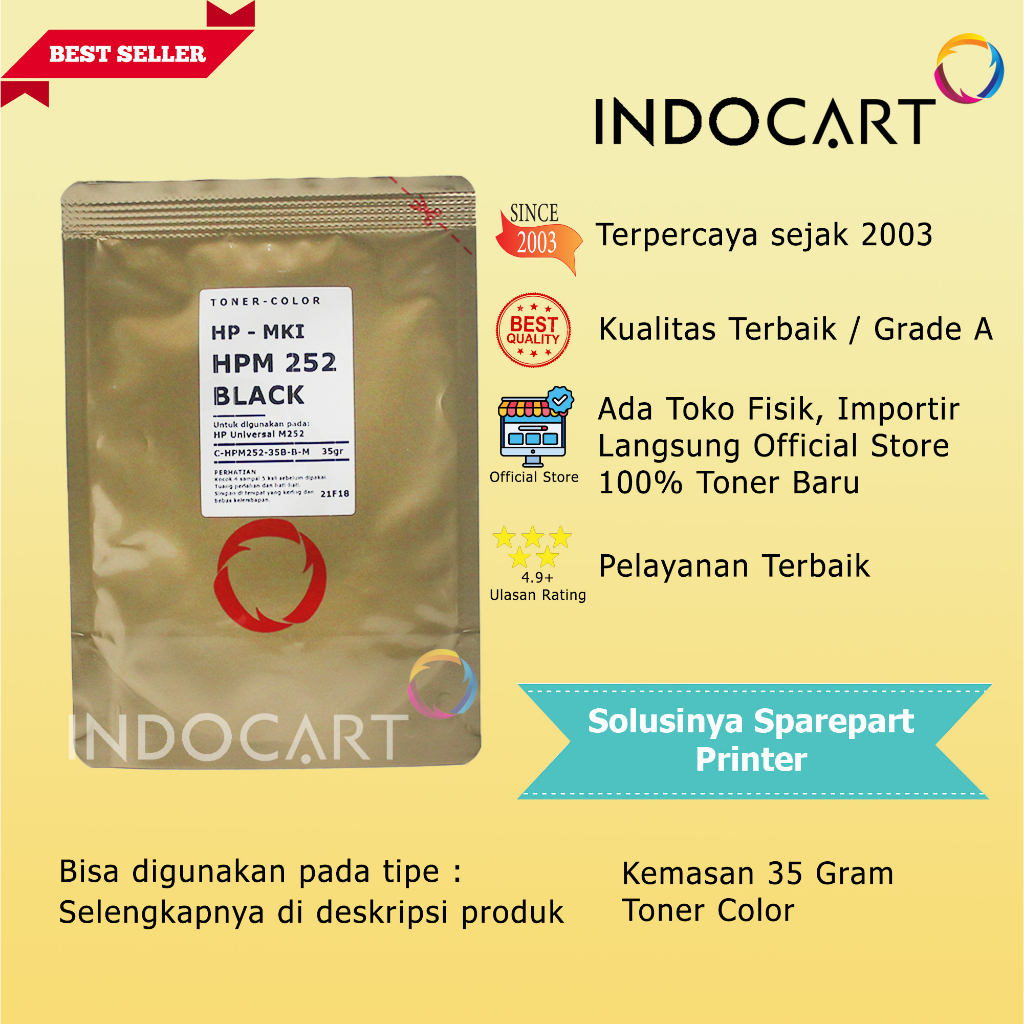 Serbuk Toner Warna Mitsubishi-CRG 045-Canon LBP611 LBP613 MF631-35gr