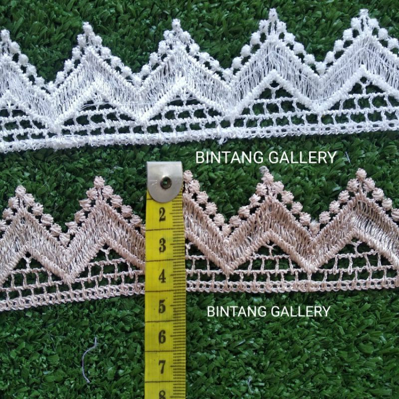 RENDA GYPER 4 &amp; 6 CM / YARD UNTUK AKSESORIS MAHAR