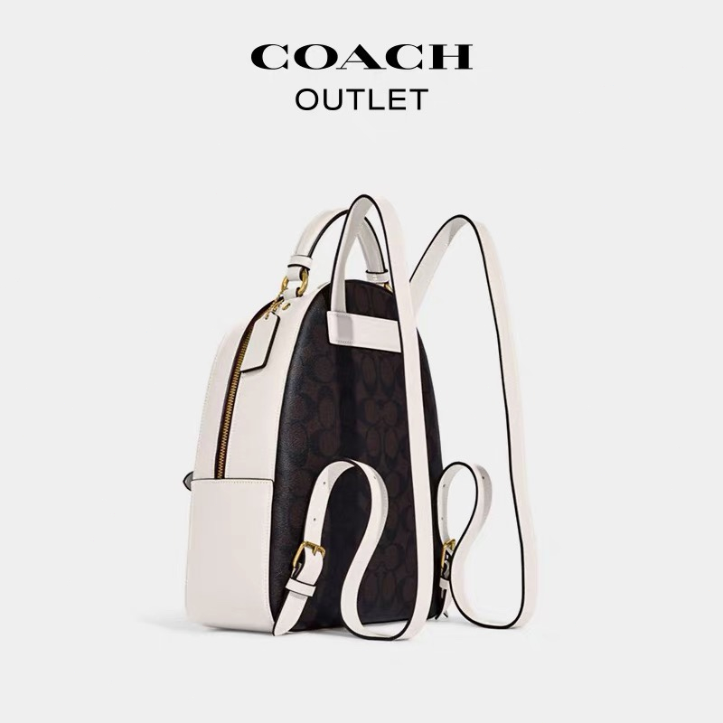 Coach Original CB871 Women's Zipper Backpack Backpack Schoolbag  beibao 871
