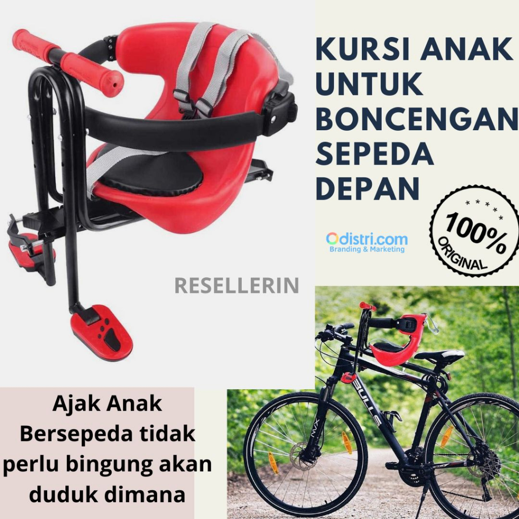 Bangku Boncengan Sepeda Anak Depan Murah Boncengan Anak Sepeda Kuat dan Kokoh Alat untuk Bonceng Ana