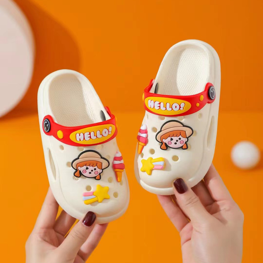 PROMO 12.12 PUNCAK Okaybaby B262 Sendal Sandal Slop Anak Import Laki-laki Perempuan