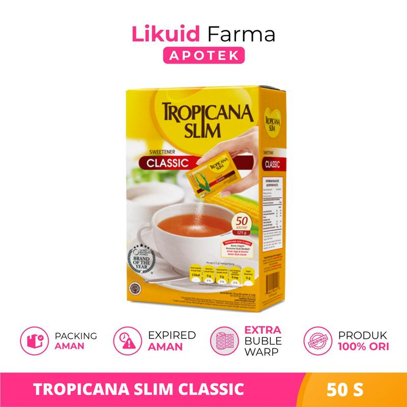 

Tropicana Slim Classic Gula Rendah Kalori Diabetes