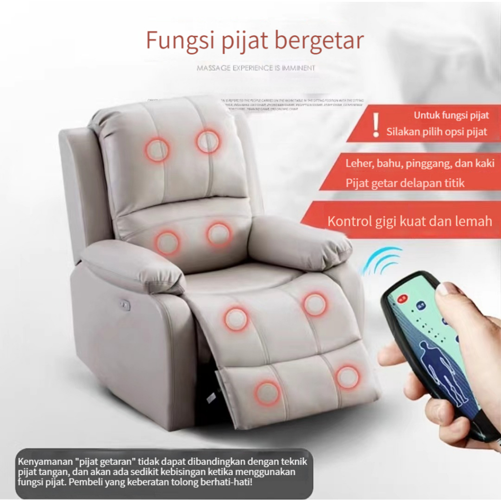 Furnibest Sofa Pijat Sofa Recliner Sofa Pijat Refleksi Sofa Pijat Electric Sofa Recliner Reclining Sofa Lazy Chair Rocking ( Goyang )