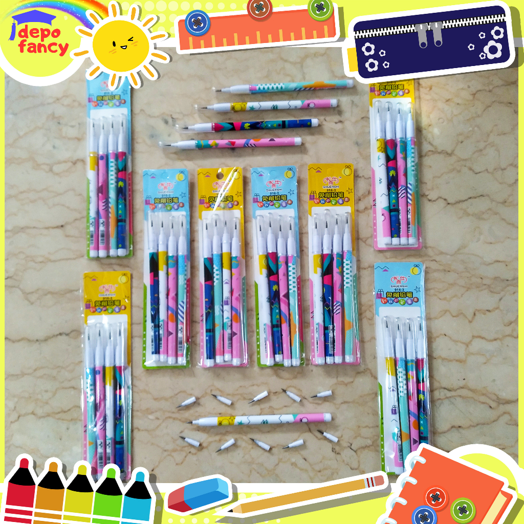 

Pensil Tusuk SES016-3 / Pensil Tulis / Pensil / Pensil Bensia / Pencil / Pensil Isi Ulang