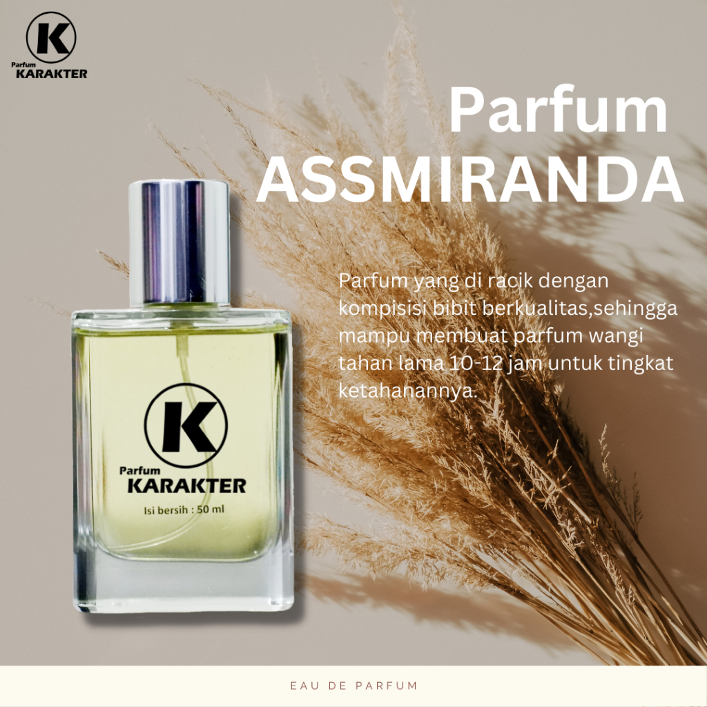 Bisa Cod | Parfum Cewek Asmiranda | Bibit Parfum Import Wangi &amp; Tahan Lama | Kemasan 50ml