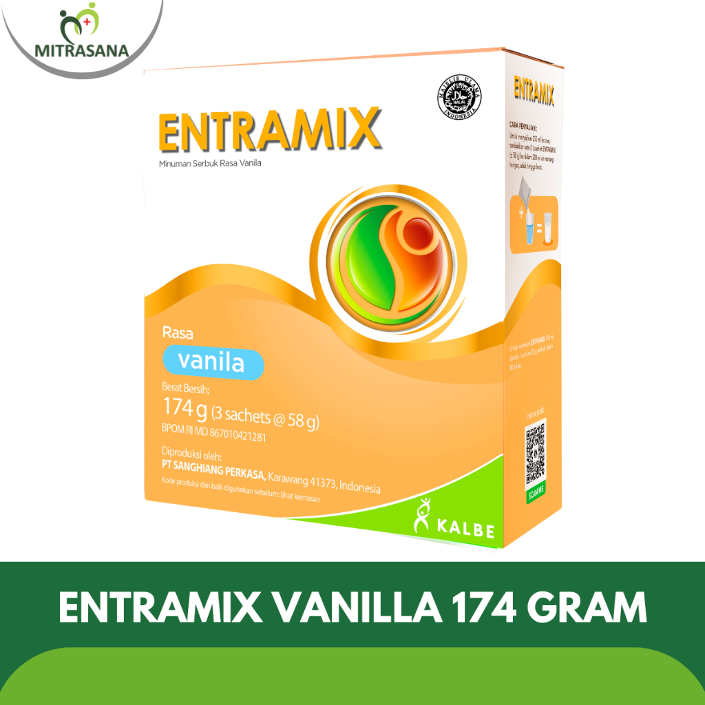 

Entramix Vanila - 185 Gr - Memenuhi Nutrisi Orang Dewasa Pada Masa Penyembuhan