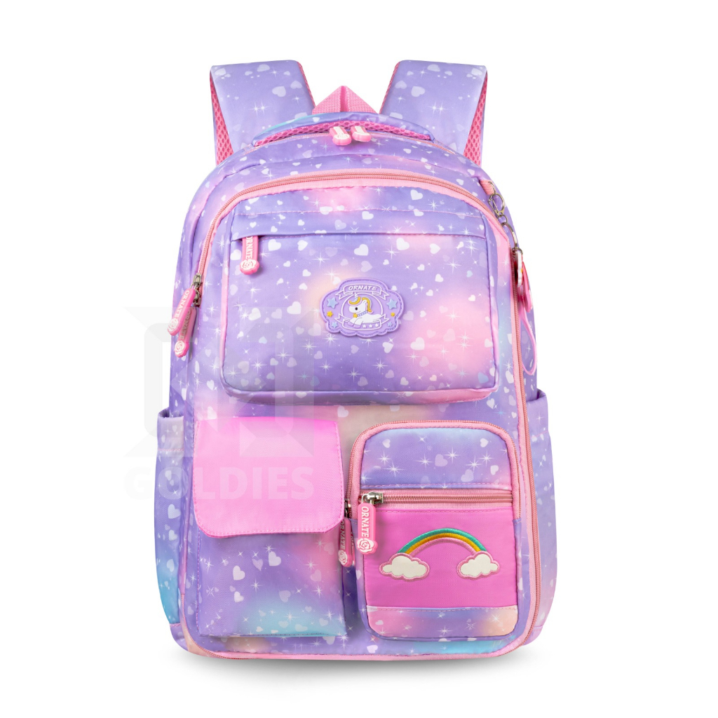 Tas Ransel Sekolah Anak Perempuan Model Korea backpack Anak Sekolah Import