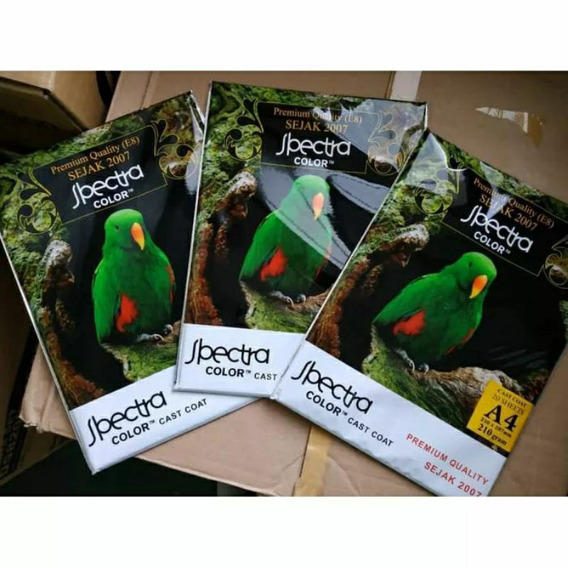 

Kertas Foto Spectra Cast Coated Inkjet Paper Glossy A4 210 gsm