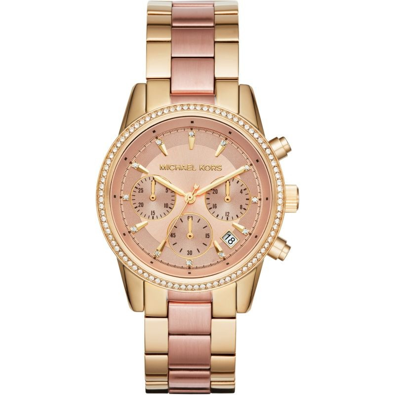 jam Women's Ritz Gold-Tone Watch MK6475