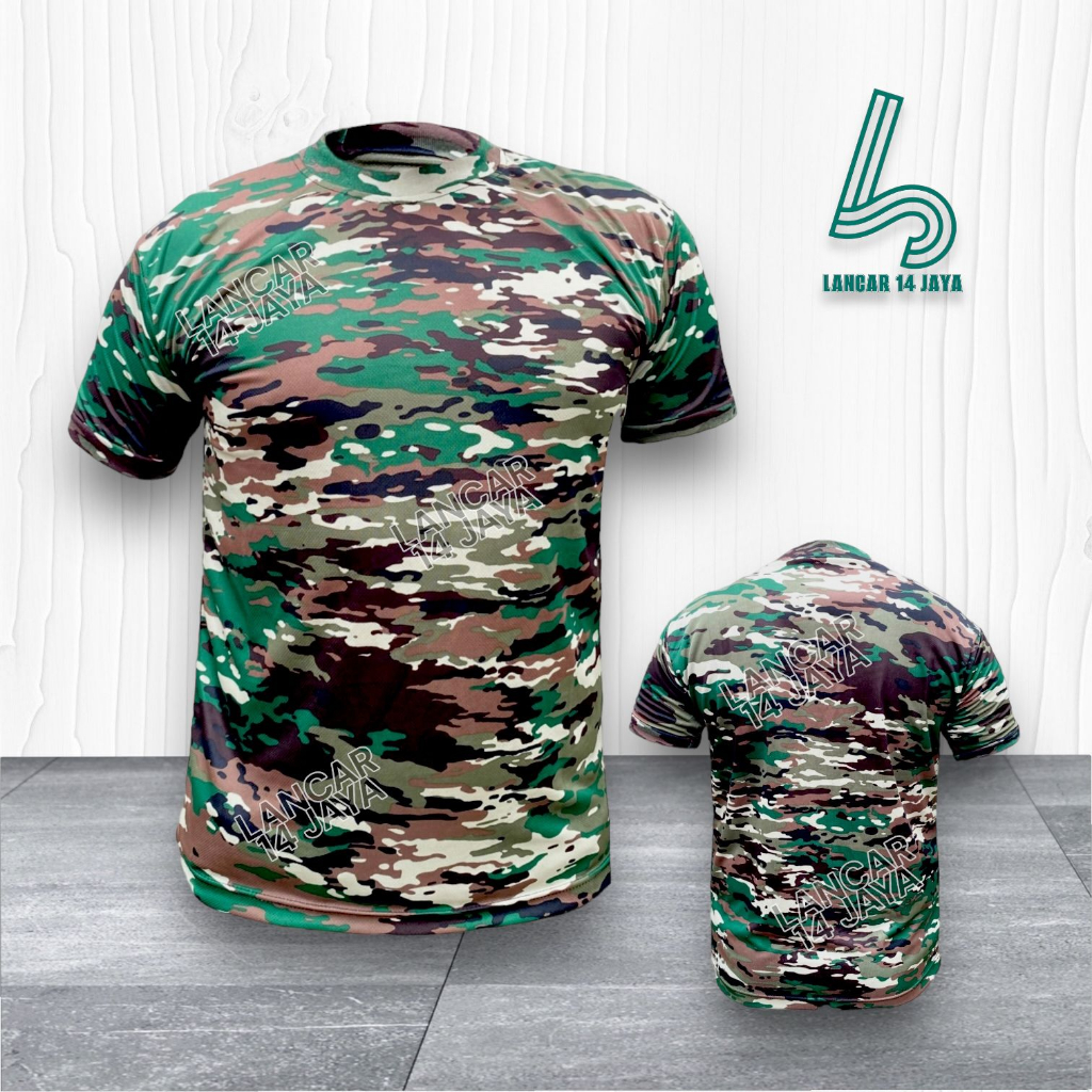 Kaos Loreng Dryfit Malvinas TNI Bestseller