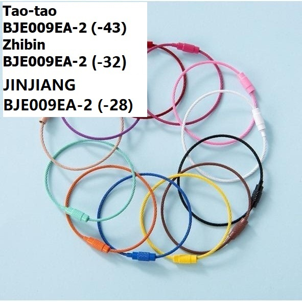 O Ring Besar/Tali Kawat Gantungan Kunci Mobil / Tas Warna-Warni Harga/1Pc