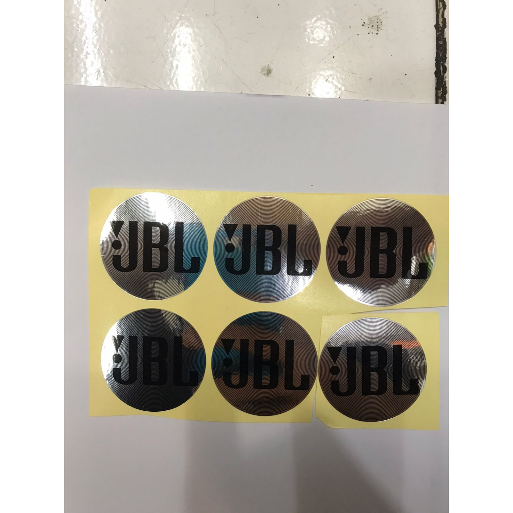 Logo sticker dan Logo besi JBL