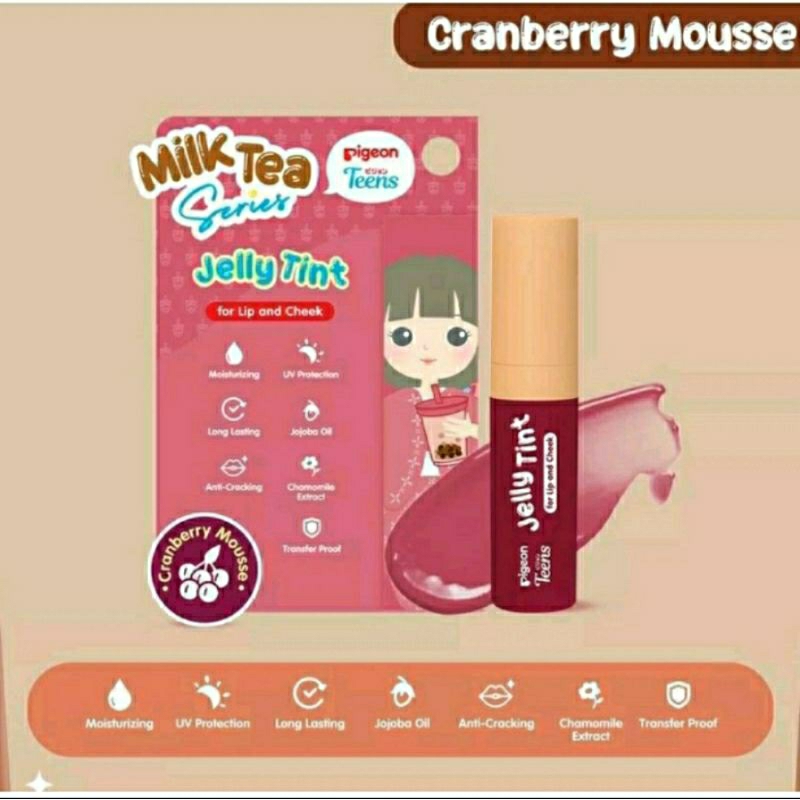 Pigeon Teens Jelly Tint For Lip And Cheek 2.2 Milk Tea Series