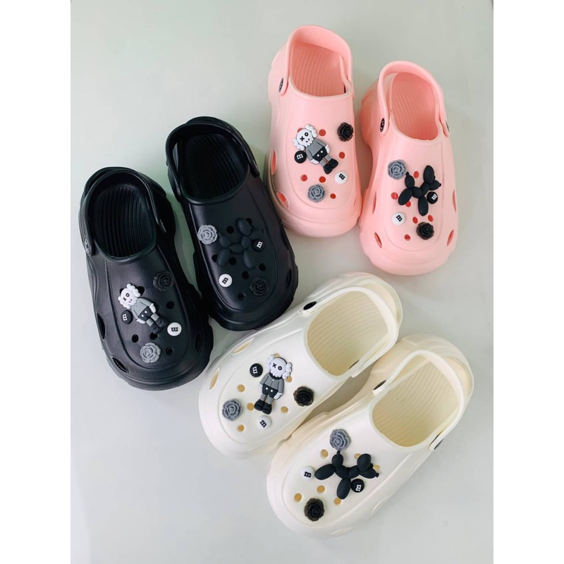 SANDAL WANITA KEKINIAN IMPORT SI04 SENDAL CROCS JELLY PREMIUM