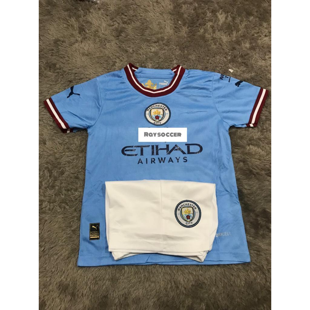 Jersey kids anak anak man city home 2022 - 2023 grade ori import