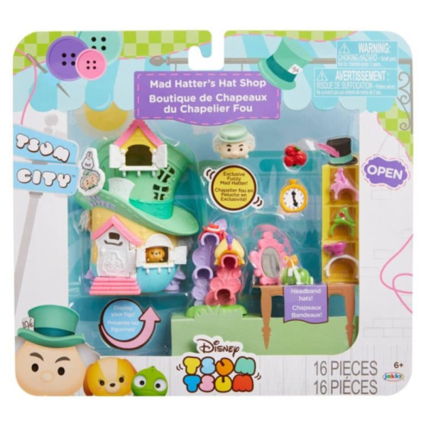 

Unik Mainan Disney Tsum Tsum Mad Hatter's Hat Shop Playset Limited