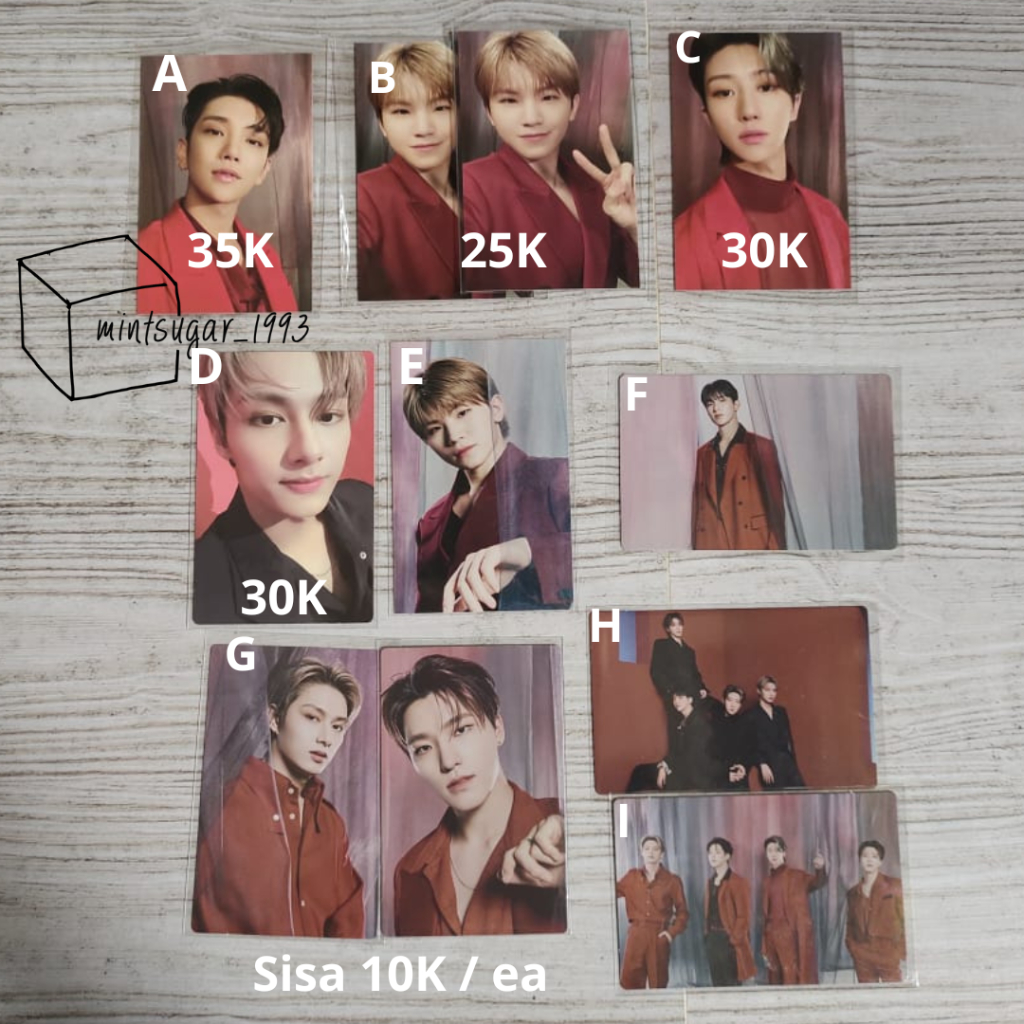 [ READY STOCK | CLEARANCE SALES ] Photocard Seventeen Official Part 4 ( joshua jun woozi the8 mingyu seungkwan vernon dino )