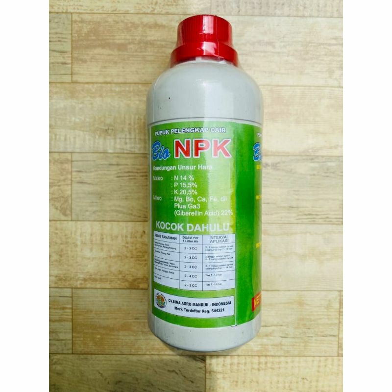 pupuk Pelengkap Cair Bio Npk Plus isi 1 liter