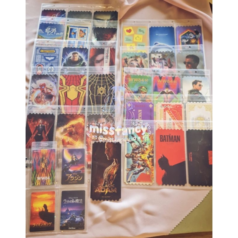 Ready stock Collectible ticket korea japan (read desc.)