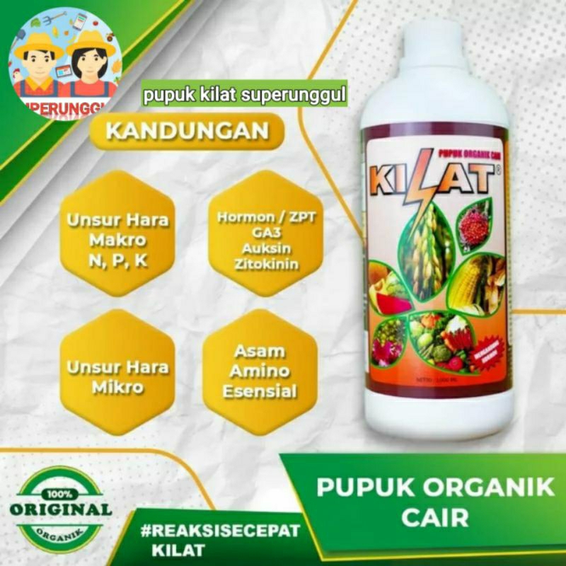 Pupuk Kilat Organik Dari Catur Inti Persada ISI 1 LITER