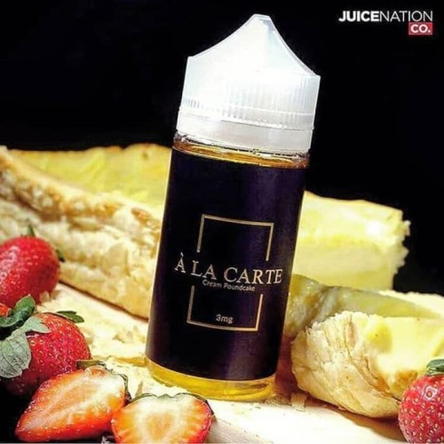 ALA CARTE CREAM POUNDCAKE 60ML A LA CARTE BY JUICE NATION ALACARTE