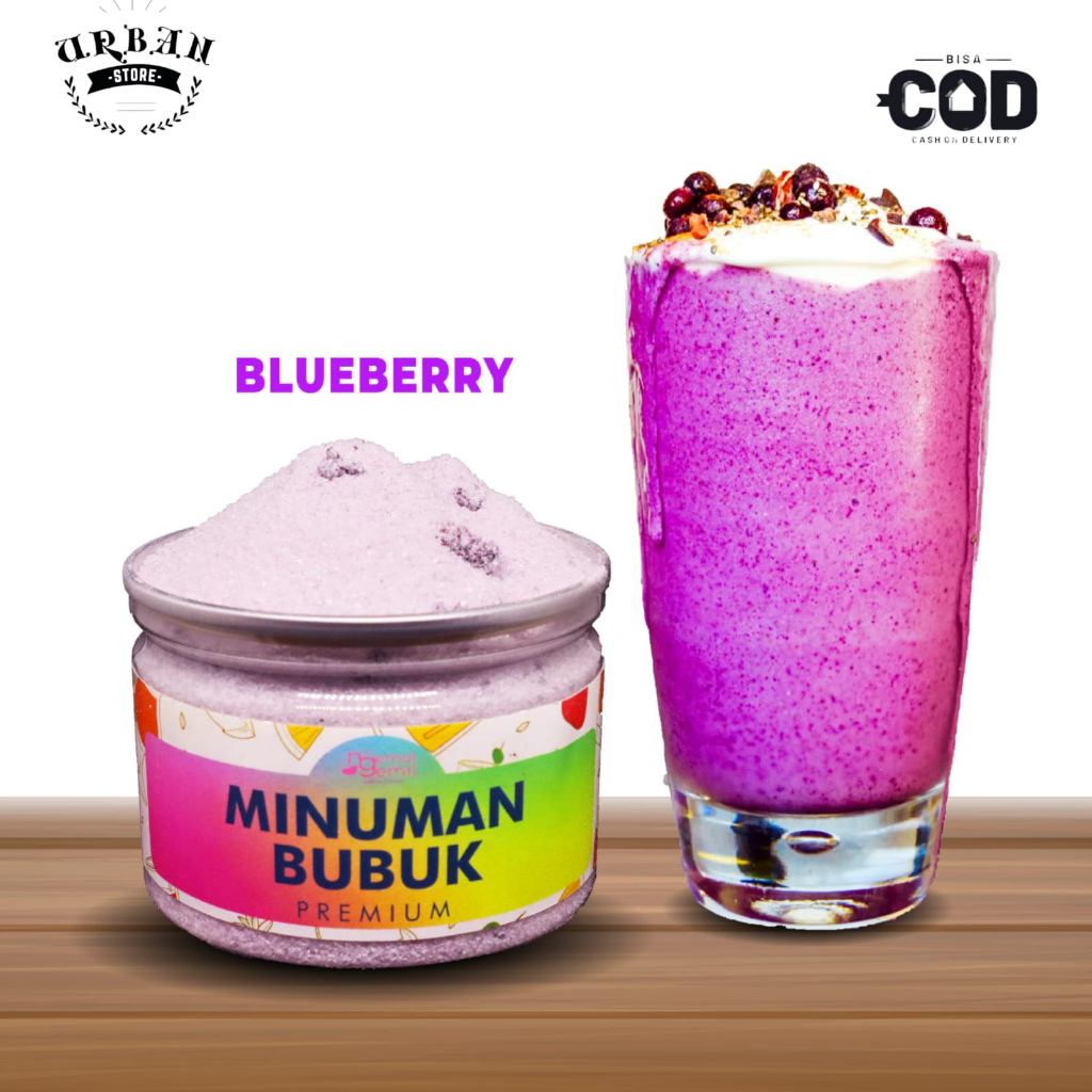

Can - Bubuk Minuman Blueberry Minuman Bubuk Blueberry Powder Kualitas Premium