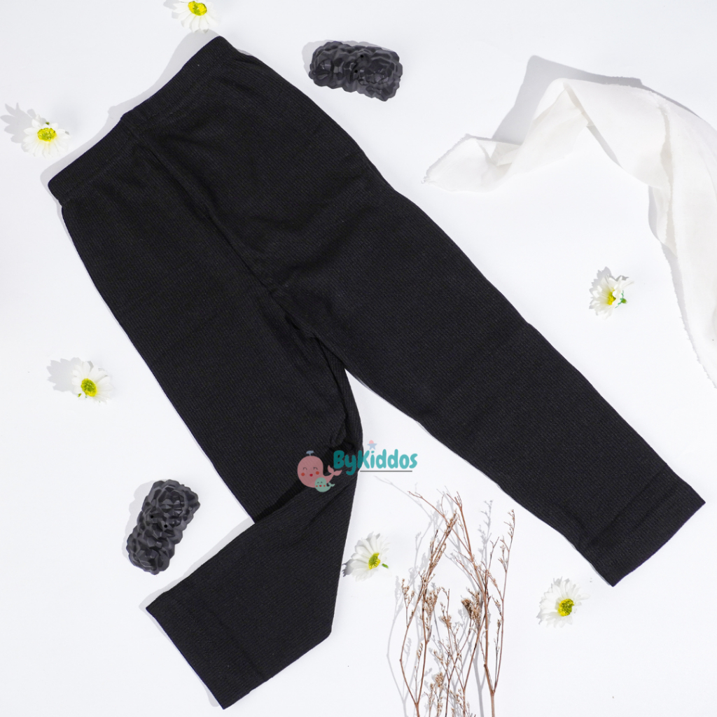 ByKiddos - Legging Anak Perempuan Import / Legging Polos Bayi / Celana Panjang Anak Perempuan Impor