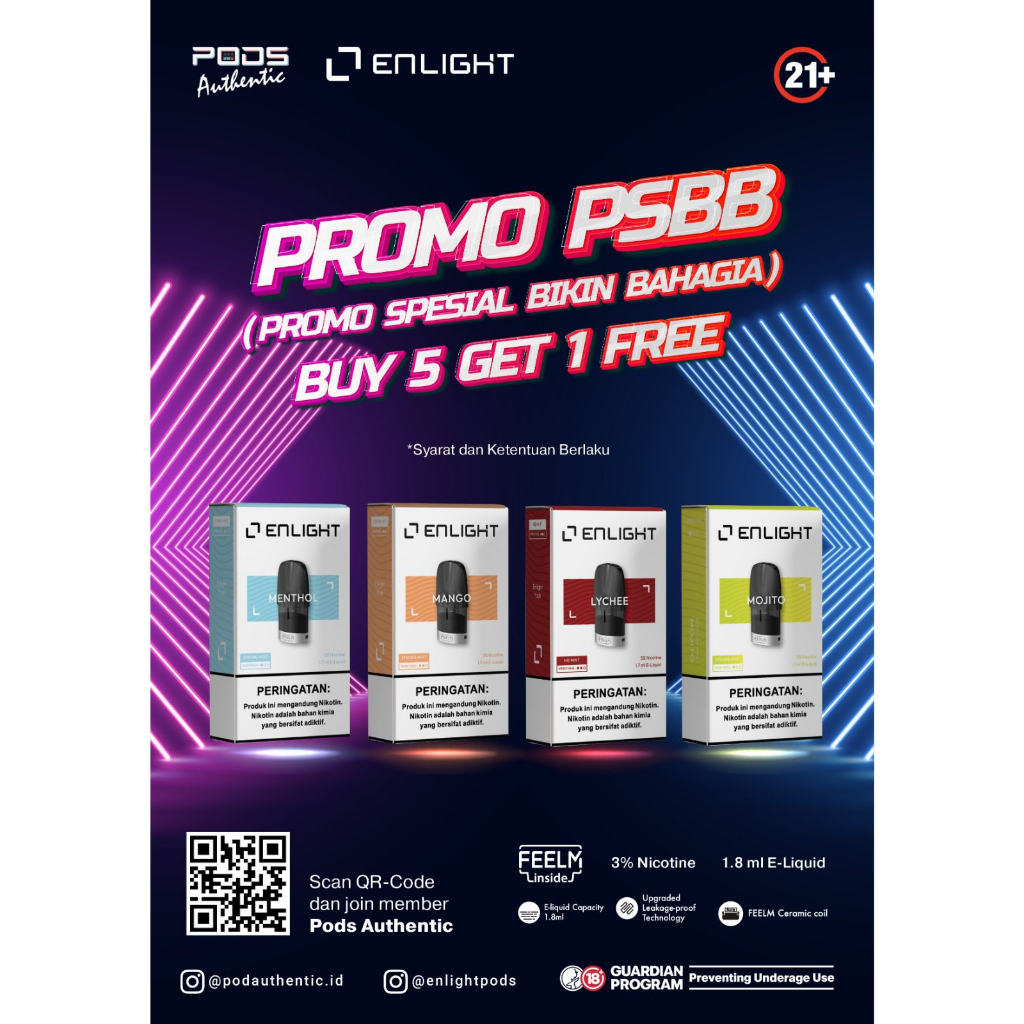 ENLIGHTPAYDAYSALE - PSBB(Promo Special Bikin Bahagia) Beli 5 Gratis 1