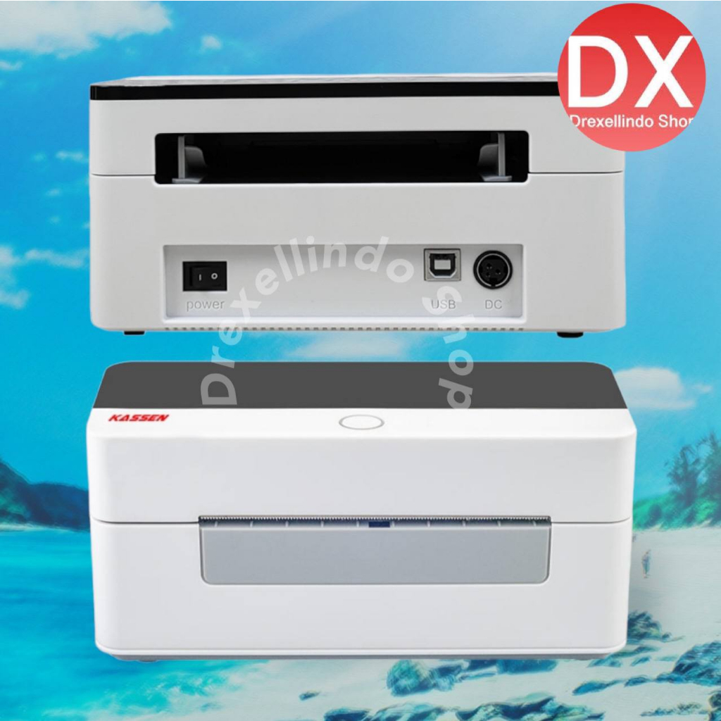 PRINTER LABEL BARCODE 100mm KASSEN DT-540 USB dan  BLUETOOTH - FREE HOLDER