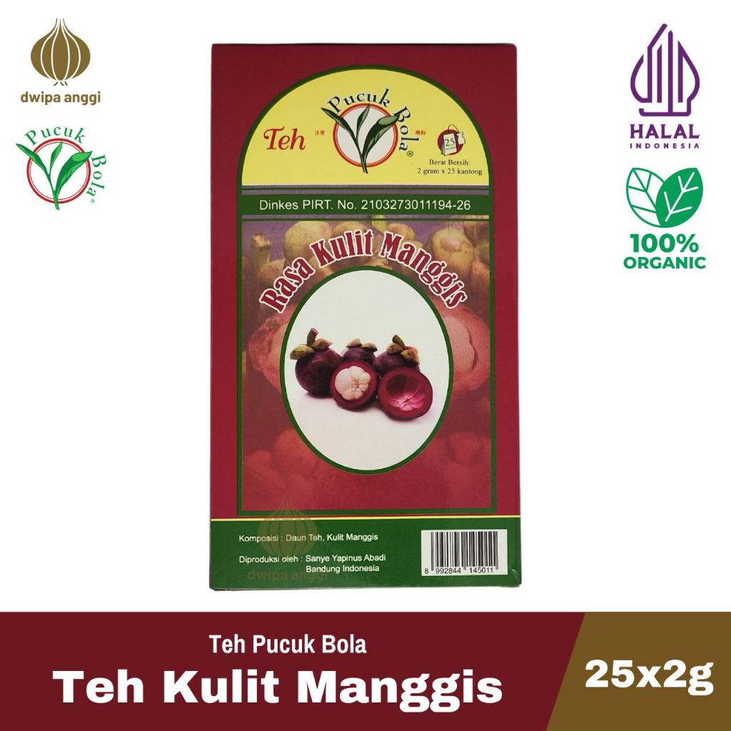 

Teh Kulit Manggis | Teh Pucuk Bola 50 gram